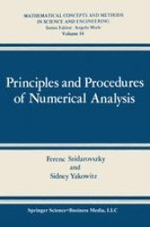 book Principles and Procedures of Numerical Analysis