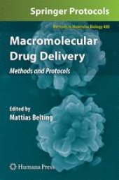 book Macromolecular Drug Delivery: Methods and Protocols