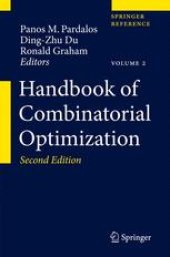 book Handbook of Combinatorial Optimization