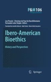 book Ibero-American Bioethics: History and Perspectives