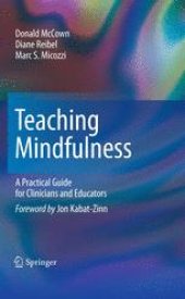 book Teaching Mindfulness: A Practical Guide for Clinicians and Educators