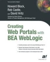 book Creating Web Portals with BEA WebLogic