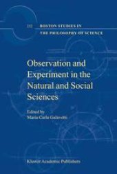 book Observation and Experiment in the Natural and Social Sciences