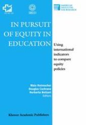 book In Pursuit of Equity in Education: Using International Indicators to Compare Equity Policies