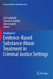 book Handbook of Evidence-Based Substance Abuse Treatment in Criminal Justice Settings