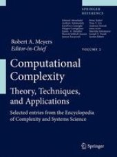 book Computational Complexity: Theory, Techniques, and Applications