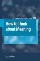 book How to Think About Meaning