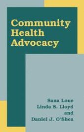 book Community Health Advocacy