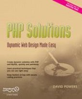 book PHP Solutions: Dynamic Web Design Made Easy