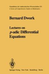 book Lectures on p-adic Differential Equations