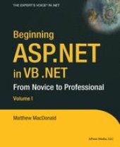 book Beginning ASP.NET in VB .NET: From Novice to Professional