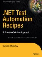 book .NET Test Automation Recipes: A Problem-Solution Approach