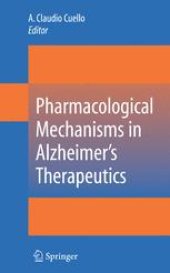 book Pharmacological Mechanisms in Alzheimer's Therapeutics