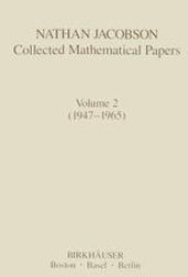 book Nathan Jacobson Collected Mathematical Papers: Volume 2 (1947–1965)