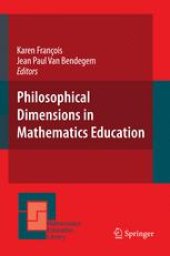 book Philosophical Dimensions in Mathematics Education