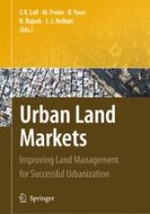 book Urban Land Markets: Improving Land Management for Successful Urbanization