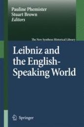 book Leibniz and the English-Speaking World