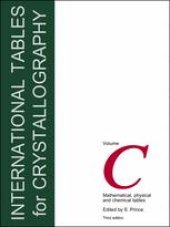 book International Tables for Crystallography Volume C: Mathematical, physical and chemical tables