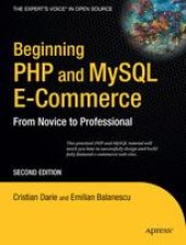 book Beginning PHP and MySQL E-Commerce: From Novice to Professional