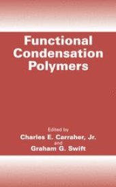 book Functional Condensation Polymers