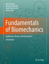 book Fundamentals of Biomechanics: Equilibrium, Motion, and Deformation