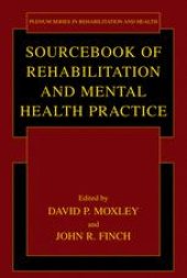 book Sourcebook of Rehabilitation and Mental Health Practice