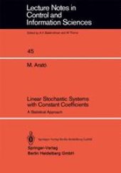 book Linear Stochastic Systems with Constant Coefficients: A Statistical Approach