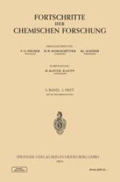 book Fortschritte der Chemischen Forschung