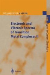 book Electronic and Vibronic Spectra of Transition Metal Complexes II