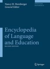 book Encyclopedia of Language and Education