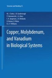 book Copper, Molybdenum, and Vanadium in Biological Systems