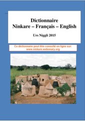 book Dictionnaire Ninkare – Français – English