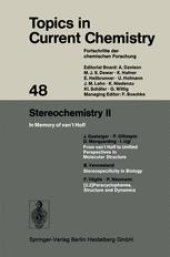 book Stereochemistry II: In Memory of van’t Hoff