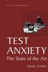 book Test Anxiety: The State of the Art