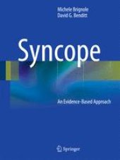 book Syncope: An Evidence-Based Approach