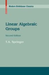 book Linear Algebraic Groups