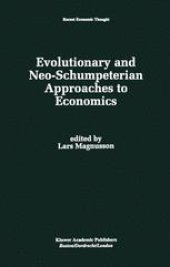 book Evolutionary and Neo-Schumpeterian Approaches to Economics