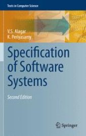 book Specification of Software Systems