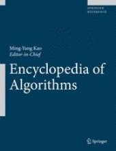 book Encyclopedia of Algorithms