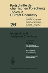 book Inorganic and Analytical Chemistry