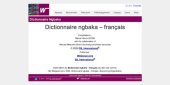 book Dictionnaire ngbaka – français