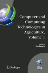 book Computer And Computing Technologies In Agriculture, Volume I: First IFIP TC 12 International Conference on Computer and Computing Technologies in Agriculture (CCTA 2007), Wuyishan, China, August 18-20, 2007