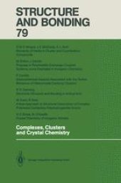 book Complexes, Clusters and Crystal Chemistry