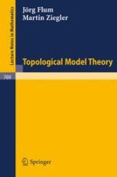 book Topological Model Theory