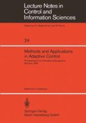 book Methods and Applications in Adaptive Control: Proceedings of an International Symposium Bochum, 1980