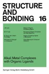 book Alkali Metal Complexes with Organic Ligands