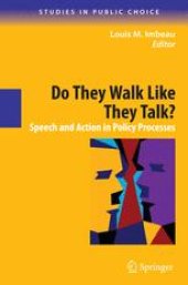 book Do They Walk Like They Talk?: Speech and Action in Policy Processes