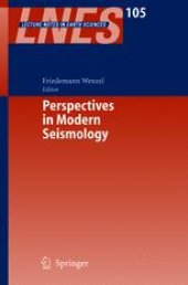 book Perspectives in Modern Seismology