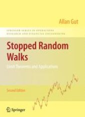 book Stopped Random Walks: Limit Theorems and Applications