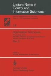 book Optimization Techniques: Proceedings of the 9th IFIP Conference on Optimization Techniques Warsaw, September 4–8, 1979